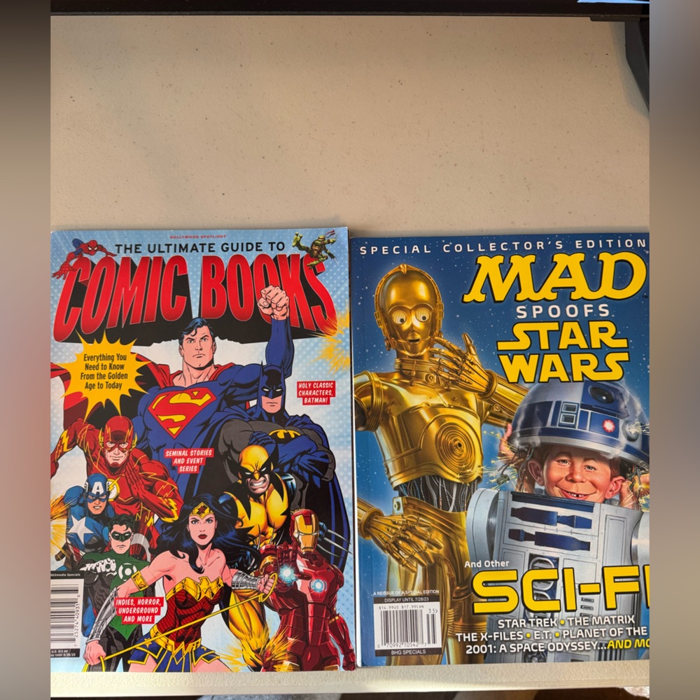 Comic Book and Mad Magazine Set 2 Mags.